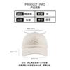 Gorra de béisbol con lazo de perla para mujer, estilo coreano, suave, con protección solar para exteriores, ideal para estudiantes.