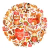 Compra Directa Transfronteriza de 50 Pegatinas de Animales Súper Lindas Sosteniendo Confesiones en Forma de Corazón, Pegatinas Decorativas Adorables y Divertidas para Diarios y Tablets