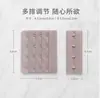 Cuatro filas cuatro ganchos a juego gancho de tela ajustable libremente material de poliéster transpirable amigable con la piel lavable al agua color botón de presión de metal venta al por mayor