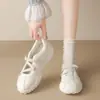 Zapatos Mary Jane de Suela Gruesa con Aumento Interno de Altura, Zapatos de Entrenamiento Alemanes de Malla, Tenis Blancos Casuales para Mujer, Zapatos Transpirables de Verano para Mujer