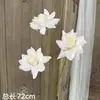 Flores de Casamento Brancas Simulação Flores de Casamento Arranjo de Cena Flores Artificiais Paisagismo Flores de Fileira no Chão Decoração Suave Arte Floral Arranjo de Flores Rosas