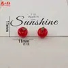 Nova Mini Pequena Série de Frutas Artesanal DIY Cola de Creme Resina Acessórios para Cabelo Presilhas para Cabelo Nail Art