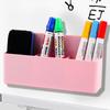 Caja de almacenamiento magnética para sala de estar, hogar, oficina, multifuncional, de plástico adsorbible, para guardar bolígrafos, papelería, tiza