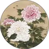Nuevo tapete circular de estilo chino con diseño de flor de ciruelo, fácil de cuidar, para fregadero, tapete absorbente con diseño de pintura china tradicional, tapete escurridor antideslizante para encimera