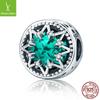 Invierno nuevo transfronterizo cuentas de plata de ley románticas nieve s925 cuentas sueltas pulsera de mujer personalizada accesorios DIY venta al por mayor