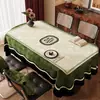 Toalha de Mesa Estilo Americano, Sem Lavagem, À Prova de Óleo, Impermeável, Resistente ao Calor, Toalha de Mesa Retangular, Luxo Leve, Sensação de Alta Qualidade, Jogo Americano, Toalha de Mesa