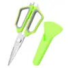 Tijeras de Cocina Desmontables de Acero Inoxidable para el Hogar, Tijeras para Huesos de Pollo, Pescado y Verduras, Multifunción con Pegatina Magnética, Tijeras para Refrigerador, Venta al por Mayor