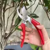 Tesoura de Poda para Jardim Aço Inoxidável Cabeça Curva/Reta Poda, Economia de Esforço Tesoura de Flor para Jardinagem Doméstica, Ferramenta para Colheita de Frutas