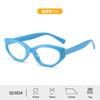Nuevo armazón de gafas ovalado de silicona para niños, moda para hombre, gafas de luz azul, montura sencilla de alto sentido, venta al por mayor para mujer