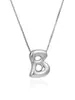 Amazon Acero Inoxidable 18K Globo Burbuja Lindo Gordito 26 Inglés Versión Q Colgante de Letra Collar Joyería
