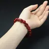Pulsera de Arena de Cristal de 6-14 mm al por mayor Pulsera Doble Pixiu de Cinabrio para Hombres y Mujeres Regalo de Cumpleaños Pulsera del Año de Cumpleaños
