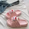 Lindas Zapatillas de Casa Suaves de Eva para Interiores Hello Kitty para Mujer para Usar Afuera Dormitorios Estudiantiles Antideslizantes Sin Olor
