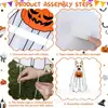 Nuevas Estacas de Halloween Transfronterizas con Disfraces de Perro Temáticos de Fantasma para Decoración de Césped al Aire Libre