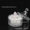 Cuenco Desmagnetizador de Cristal, Cuenco de Vidrio para Purificación con Sal, Grava Blanca de Cristal para Desmagnetizar, Recipiente para Piedra Difusora, Caja de Almacenamiento para Joyería