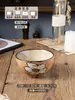 Cuenco de Arroz Cerámico de Alta Apariencia, Vajilla Cerámica para el Hogar, Pequeño Cuenco Creativo Pintado a Mano, Color Bajo Esmalte Personalizado para Postre