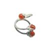 Anillo C Garra de Dragón Ópalo Anillo Herradura Anillo Labial Anillo S Titanio Acero 316L Nicho Clavo de Labio Sexy Dulce Fresco Transfronterizo