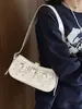 Bolso de hombro retro de alta gama para chica popular transfronterizo, bolso de hombro de moda estilo motociclista, bolso cruzado versátil para el día a día