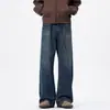 Jeans Retro de Pierna Ancha para Hombre y Mujer, Novedad Primavera/Otoño 2026 Pantalones Rectos Sueltos Adelgazantes de Cintura Alta