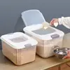 Contenedor de Arroz para Cocina para Uso Doméstico, Caja de Arroz Sellada, Contenedor de Almacenamiento para Guardar Arroz, a Prueba de Insectos y Humedad, Envío Gratis
