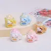 Taza de Helado de Postre 3D Miau Miau Juguete de Comida Dibujos Animados Accesorios DIY Pegamento de Crema Resina Piezas Pequeñas Materiales