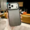 Funda de Espejo Linda Estilo Ins con Bordes de Pedrería Adecuada para Funda de Teléfono Apple 17 Pro Max, Modelo Nuevo para Mujer, iPhone 15 Pro, Gama Alta 16