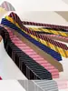 Cinturón de corbata a rayas vintage, bufanda de seda unisex, cadena de cintura versátil de nicho casual para pantalones, accesorio de bufanda para la cintura