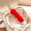 LLAVERO HECHO A MANO PARA EVENTOS CADENA MUÑECO DE PELUCHE COLGANTE DE MUÑECA BOLSA CON CORAZÓN DE NIÑA JOYERÍA COLGANTE PARA MUÑECA