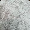 Tecido Elástico com Padrão Grande Flor Queimada Primavera e Verão Fresco Tecido Flor Queimada Protetor Solar Camisa Jacquard