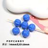 Cuentas de calabaza coloridas DIY joyería hecha a mano colorida cadena para teléfono móvil con cuentas collar pulsera decoración de cuerda que combina con todo material hecho a mano
