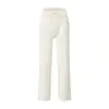Moda Femenina Nueva Primavera 2026 Serie Lu Pantalones Rectos de Modal de Cintura Alta con Cordón Ajustable de Pierna Recta Ajuste Delgado Pantalones Rectos Versátiles