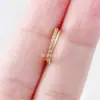 Pendientes de aleación de titanio F136 Anillo de Möbius anillo de cruz anillo de nariz anillo de labio sin costuras Joyería para piercing corporal de titanio G23