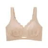 Banda Elástica Negra Pilates 10A Sujetador Antibacterial Versión Mejorada Copa Fija Otoño Sin Costuras Levanta y Recoge Ropa Interior Ajustable
