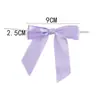 Lazo de Poliéster de 2.5 cm con Alambre Retorcible, Empaque para Horneado, Accesorios de Vestir, Accesorios para el Cabello de Souvenir, Decoración de Caja de Regalo con Cordón