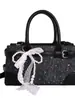 2026 Nova Bolsa de Mão Color Block Fashion Transfronteiriça para o Dia a Dia, Bolsa de Ombro Transversal de Nicho de Alto Padrão, Bolsa Quadrada Pequena para Mulheres