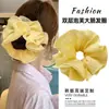 Nuevo Diseño Coreano de Nicho Hecho a Mano Encaje Plisado Encaje Banda para el Cabello Doble Capa Intestino Grande para el Cabello Accesorios para el Cabello