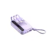 Novo Power Bank Atacado 20000mAh de Grande Capacidade com Cabo Embutido Portátil Fonte de Alimentação Móvel Presente com Impressão de Logo