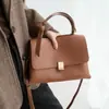 Procesamiento de Bolsos para Mujer Marca Personalizada Bolso de Hombro Fábrica ODM OEM Exportación de Artículos de Cuero Transfronteriza Bolso de Mensajero Cuero Genuino Bolso Cruzado