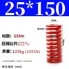 Mola helicoidal de compressão de fio plano forte retangular padrão japonês para molde de alta temperatura vermelha 65mn TM spring SWM carga 6