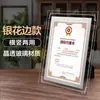 Estuche portacertificados de vidrio chaqueta graduación donación estante premiado cubierta protectora marco de exhibición soporte de escritorio marco de montaje exposición
