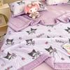 Edredón de Verano Fresco Clase A Sanrio para Niños Edredón de Verano Ligero Transpirable Edredón Fresco de Frijol Edredón de Seda de Hielo Núcleo para Cabello