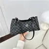 Novedad de este año: Bolso de Hombro con Cadena Personalizado Estampado con Letras, Bolso Cruzado de Media Luna, Bolso Baguette de Moda Estampado Nuevo 2026