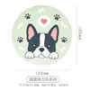Posavasos de cerámica con temática de mascotas, resistentes al calor y a las quemaduras, con diseños de gato, Shiba Inu y Bichón Frisé, decoración creativa para el hogar y opciones de venta al por mayor