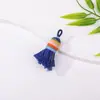 2026 Novo Modelo Gradiente Céu Estrelado Fio de Algodão Curto e Gordo Borla DIY Novo Estilo Chinês Pingente de Bolsa Chaveiro Pulseira Acessórios de Borla