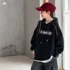 Sudadera con capucha para niño 2026 Otoño Nuevo Estilo Holgada con Estampado de Letras Sudadera con Capucha Manga Larga para Niños Mayores, Ropa Infantil Zhili, Huzhou