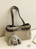 Moda Otoño Invierno Versátil Bolso Femenino Bajo el Brazo Simple de Moda Tendencia Bolso de Hombro Único Mate para Oficina y Viajes