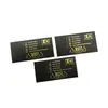 Etiqueta lavable de TPU semitransparente/esmerilada, impermeable y resistente al lavado, para ropa y bolsos, etiqueta informativa transparente