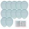 Esponja para dedo pulgar cojín de aire corrector puntas de los dedos zapatillas puntas de los dedos maquillaje abdominal 12 mini cajas de esponjas de maquillaje