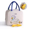 Bolsa de Almuerzo de Pato Súper Linda, Bolsa para Lonchera, Bolsa Térmica, Recipiente, Bolsa de Almuerzo para Estudiantes de Primaria y Trabajadores de Oficina, Regalo
