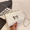 Moda Retro Cadena Rómbica Hombro Cruzado Bolso de Mujer 2025 Nueva Moda Simple Para Desplazarse Casual Bolso Cuadrado Pequeño