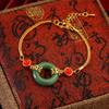2022 Elegante Sencillo Plano con Hebilla Moda Pulsera Sencilla para Mujer Combinación Total Diseño Redondo Pulsera Pulsera